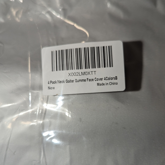 GoxRunx Neck Gaiters Bundle of 4 Face Covers Hiking Masks - Picture 3 of 3